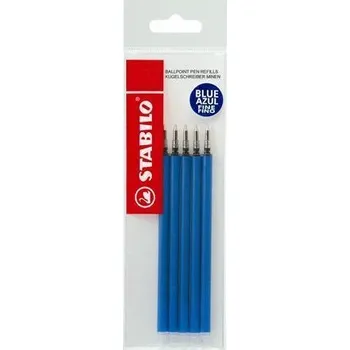 Náplň do kuličkového pera "Marathon", modrá, 0,4mm, STABILO