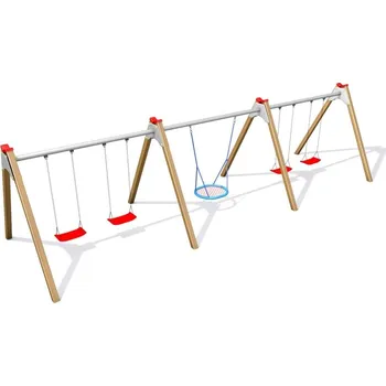 Doplněk pro dětské hřiště Playground System HOUPAČKA na veřejná hřiště Duoswing IV