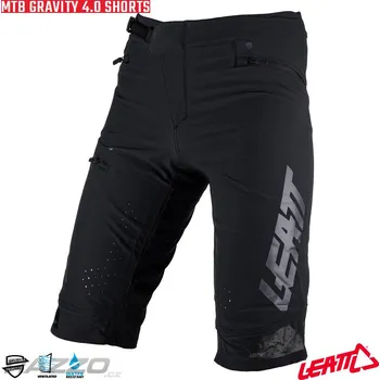 Cyklistické kalhoty Kraťasy na kolo Leatt MTB Gravity 4.0 Shorts Black 2023 34