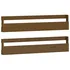 Botník Nástěnný botník 110 x 23 x 9 cm 2 ks akácie/medově hnědý
