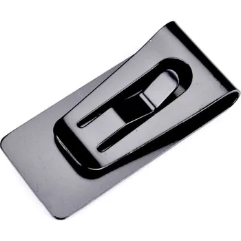 Spona na peníze Spona na peníze Classic nerezová Černá