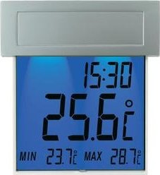 Solární teploměr TFA VISION SOLAR na okno s podsvíceným displejem (-25 až +70) °C TFA30.1035