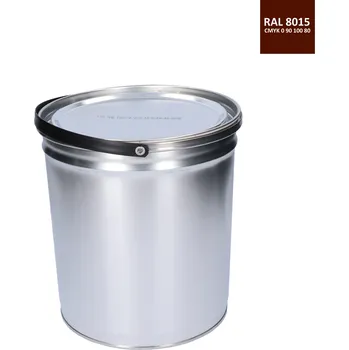 Lak na dřevo Barva antikorozní polomatná na zinek 5 kg kaštanově hnědá