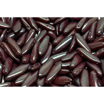 Dětské navlékací korálky Dvoudírkové jazýčky 5x16mm - č.52