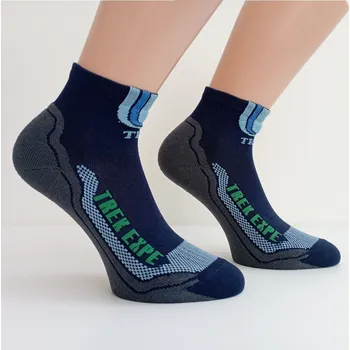 Chlapecké oblečení TREPON Sportovní kotníkové ponožky Karel, modré