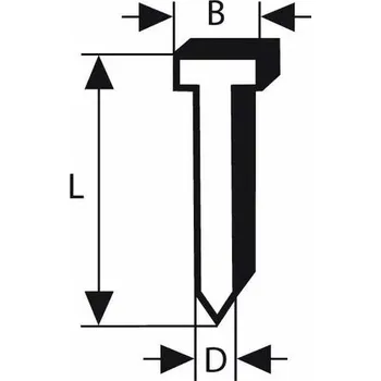 Hřebík Hřeb se zápustnou hlavou SK50 16G BOSCH 2608200511