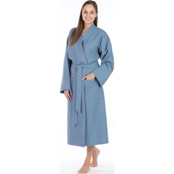 Dámský župan Framsohn Unisex kimono župan, modrá Velikost: L