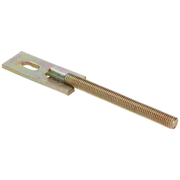Příslušenství pro plot Kotvení na plotové dílce, M12, délka 185mm, šířka 30, délka 5, žlutý pozink