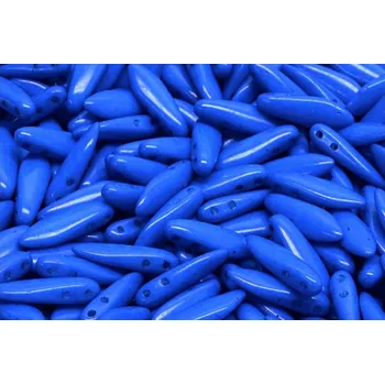 Dětské navlékací korálky Dvoudírkové jazýčky 5x16mm - č.58