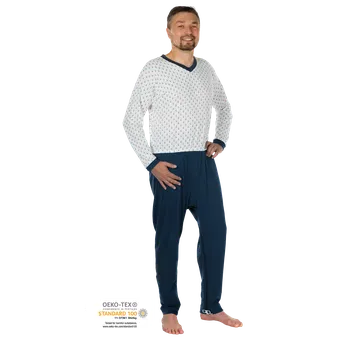 Dámský overall Pyžamový unisex overal dlouhý se zipem na zádech a na nohavicích Velikost: S