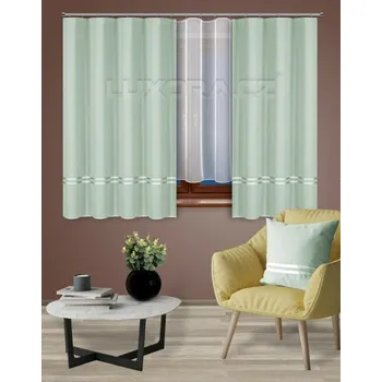 Dekorativní polštářek Závěs KATRYN sv. azurový - 50 x 50 cm