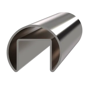 Zábradlí Madlo ø 42,4 x 2000 mm, sklo 8 - 17,5 mm, broušená AISI 304