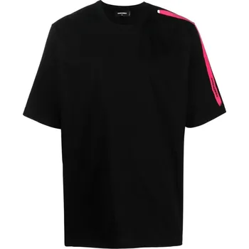 Pánské tričko DSQUARED2 Side Logo Black tričko M Černá