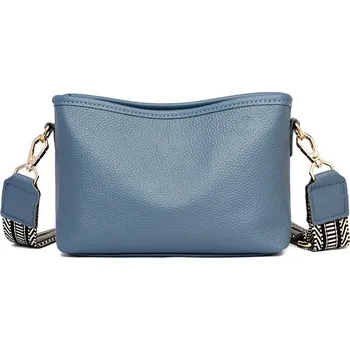 Kabelka Designová dámská "crossbody" kabelka s výrazným popruhem Barva: modrá 3