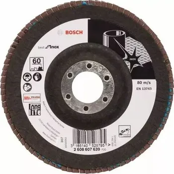 Brusný kotouč Lamelový brusný kotouč X581, Best for Inox BOSCH 2608607639