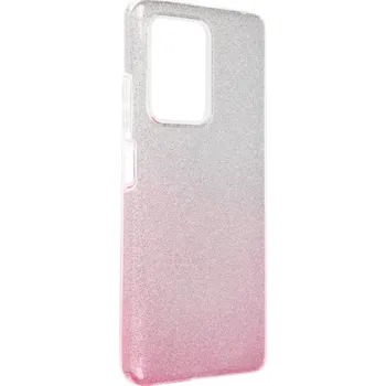 Náhradní díl pro mobilní telefon Kryt Shining Case Xiaomi Redmi Note 12 Pro+ 5G průsvitný/růžový