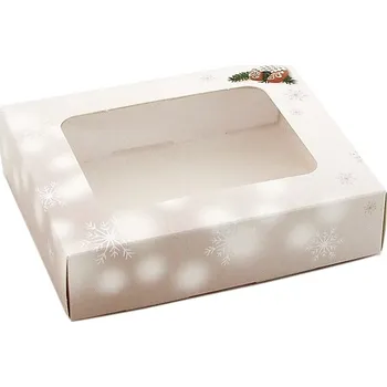 Krabička na pralinky s okénkem 121003 Perníčky - POSLEDNÍCH 100