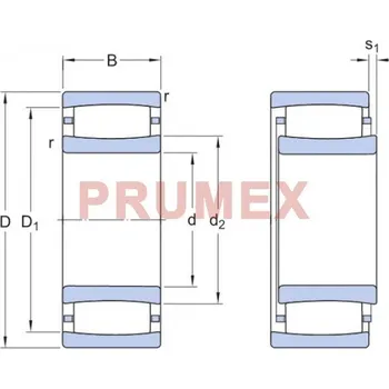 SKF C2211 TN9/C3 toroidní ložisko CARB