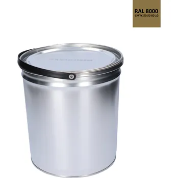 Lak na dřevo Barva antikorozní polomatná na zinek 5 kg zeleno-hnědá