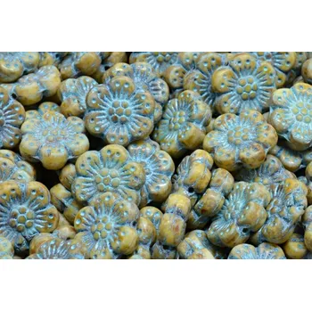 Korálek Korálky kytičky Boho 3115 (14x14 mm)