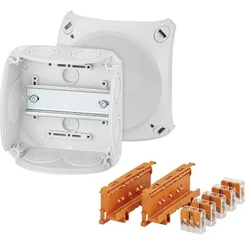 Elektroinstalační krabice Hensel 62000419 rozbočovací skříň Se šroubovými svorkami, bez halogenů (d x š) 130 mm x 130 mm 1 ks