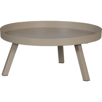 Konferenční stolek WOOOD Kovový zahradní stolek SUNNY šedý 80cm 340481-M