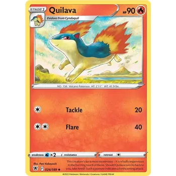 Sběratelská karetní hra Pokémon TCG Quilava 024/189