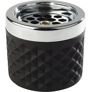 Popelník APS Germany 00582 popelník skleněný černý