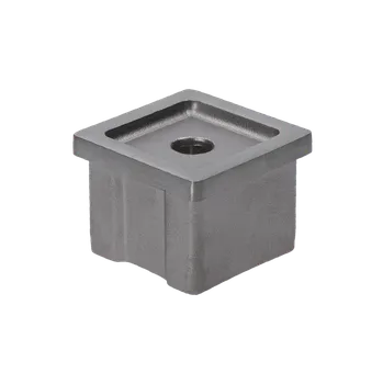 Zábradlí Držák madla na jekl 40 x 40 mm, broušená nerez AISI 304