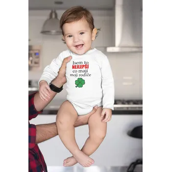 Kojenecký body Kojenecké body Jsem to nejlepší Barva: Bíla, Velikost: 74(6m-9m)