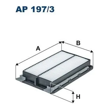 Vzduchový filtr Vzduchový filtr FILTRON AP 197/3