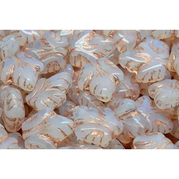 Korálek Hroznový list č.3780 (16x14mm)