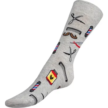 Dámské ponožky BELLATEX Dámské ponožky Kadeřnice, světle šedé