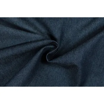 Riflovina praná 100 % bavlna - 255 g/m2 Barva: tmavě modrá