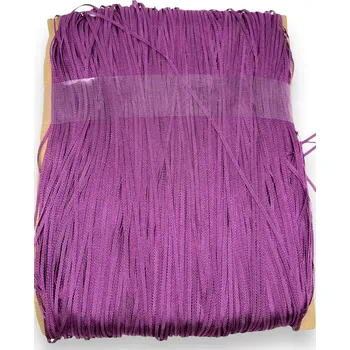 Závěs Fashion Provázkové fialové záclony Barva: Fialová, rozměr: 150x180cm