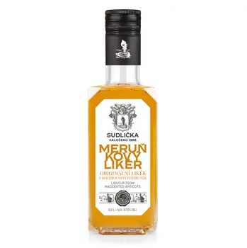 Likér Sudlička Meruňkový likér 37,5% 0,2l