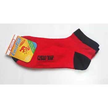 Cyklotour barevné ponožky Miketa červená vel. 41-42