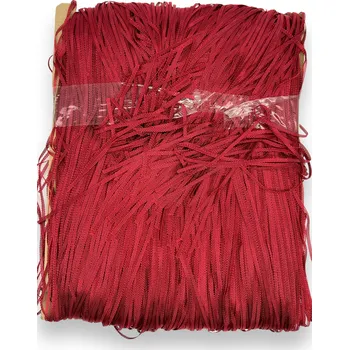 Závěs Fashion Provázkové červené závěsy Barva: Červená, rozměr: 150x160cm