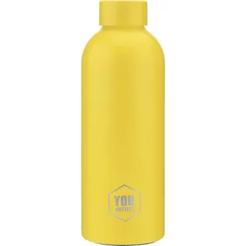 Láhev You Bottles Termoláhev na pití Dual Pastel žlutá 500 ml