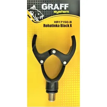 GRAFF - Rohatinka plastová Black X