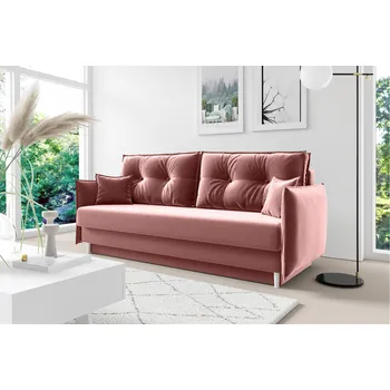 Pohovka Eka Pohovka LIMA, 216 cm Barva látky: MONOLITH 61 (Broskvová)