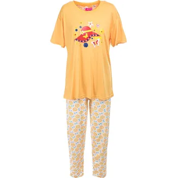 Dámské pyžamo Dámské pyžamo Klobouk- Žluté Velikost: L