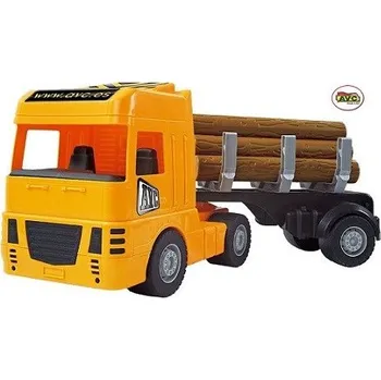 Hračka na písek Kamion s vlekem s kládami, 62 cm - AVC