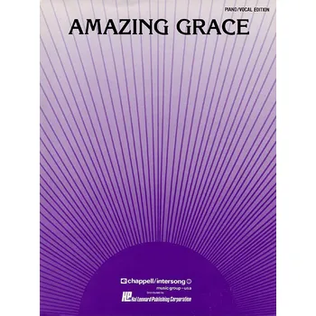 Amazing Grace - noty pro zpv, klavr s akordy pro kytaru 993367