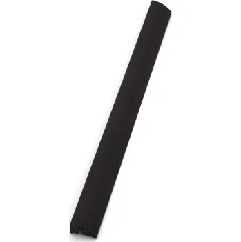 Hnědý plastový nájezd \"samice\" pro terasovou dlažbu Linea Woodenlike - 58 x 4,5 x 2,5 cm