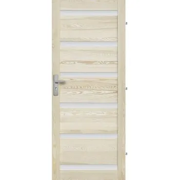 Interiérové dveře Interiérové dveře masivní Genewa 6S prosklené, 70 P, borovice