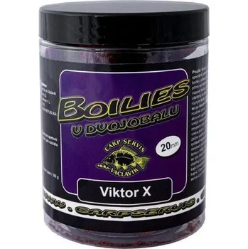 Boilies Boilies v dvojobalu Carpservis 180g 20mm VIK