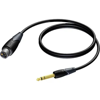 Audio kabel ProCab CLA723/1,5 - Jack 6,3 Stereo - XLR F - 1,5m