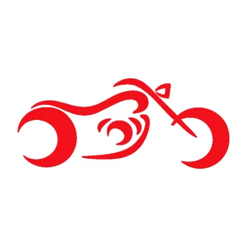 Polep vozidla SAMOLEPKA Motorka 057 pravá obrys (10 - červená) NA AUTO, NÁLEPKA, FÓLIE, POLEP, TUNING, VLASTNÍ TEXT, TISK, AUTOSAMOLEPKY.cz, POLEPY, OBRÁZEK, LOGO, SAMOLEPKY