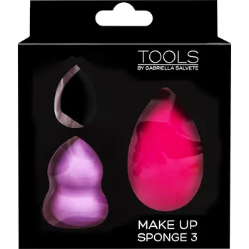 Kosmetický štětec Gabriella Salvete TOOLS Make-up Sponge sada houbička na make-up Classic 1 ks + houbička na make-up Concealer 1 ks + houbička na konturování pleti Contour 1 ks
